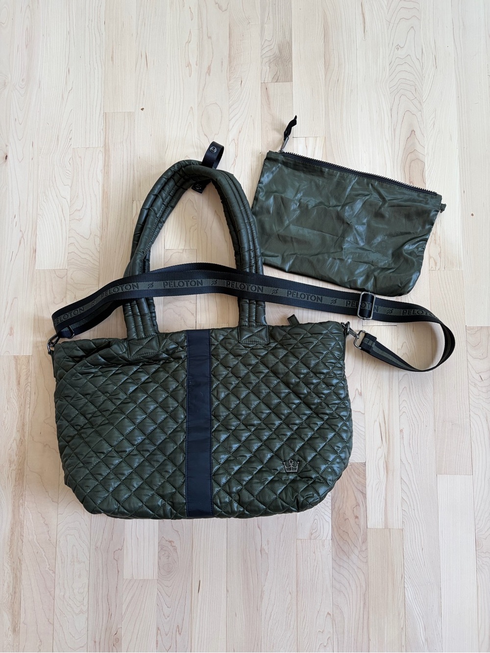 Oliver Thomas X Peloton Kitchen Sink Quilted Tote - Green